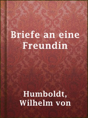 cover image of Briefe an eine Freundin